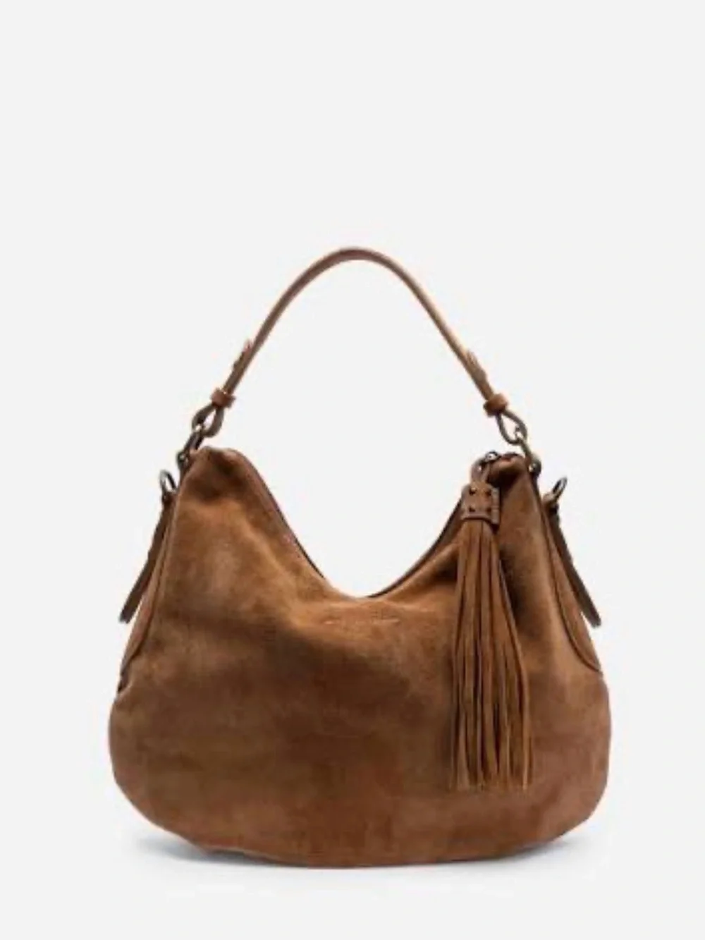 Johnny Was NWT Florrie, Suede Floral Embroidered Hobo Bag i